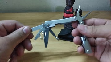 Overview of Flipkart Smartbuy silver Multi Utility 9 in 1 key chain