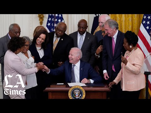 Biden signs bill making Juneteenth a federal holiday