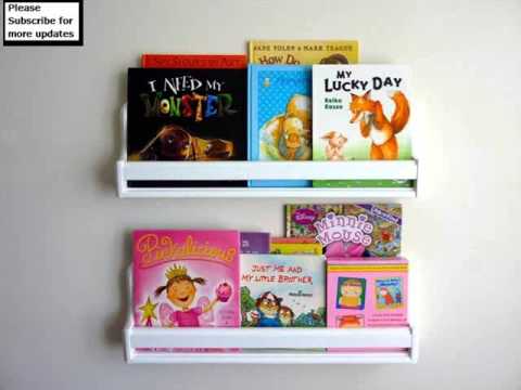 kids wall mounted book shelf