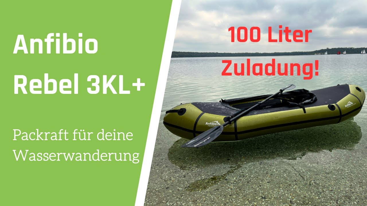 Anfibio Rebel 3KL+  Der Packesel zum Wasserwandern Packraft