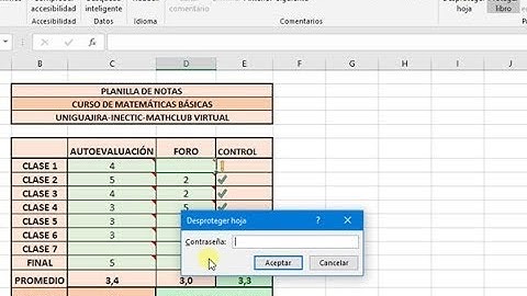 Cómo quitar contraseña en EXCEL, si la olvidaste