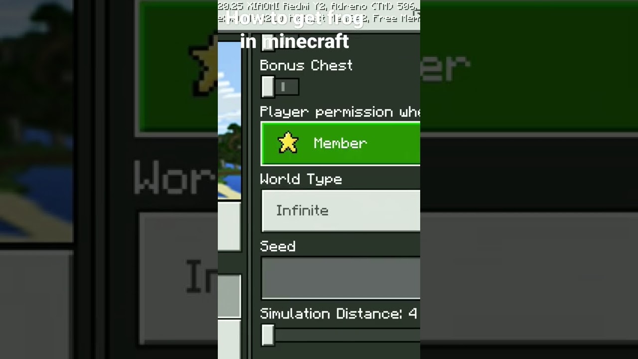 HOW TO GET FROG IN MINECRAFT BETA 🐸