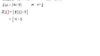 Evaluating a Function at a Given Value 4