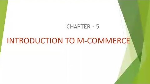 Chapter 5 Introduction to M-Commerce, Gujarat State Education Board +2 Computer Science