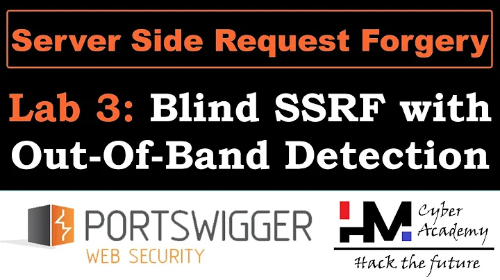 SSRF 3 | Blind SSRF with Out-Of-Band Detection