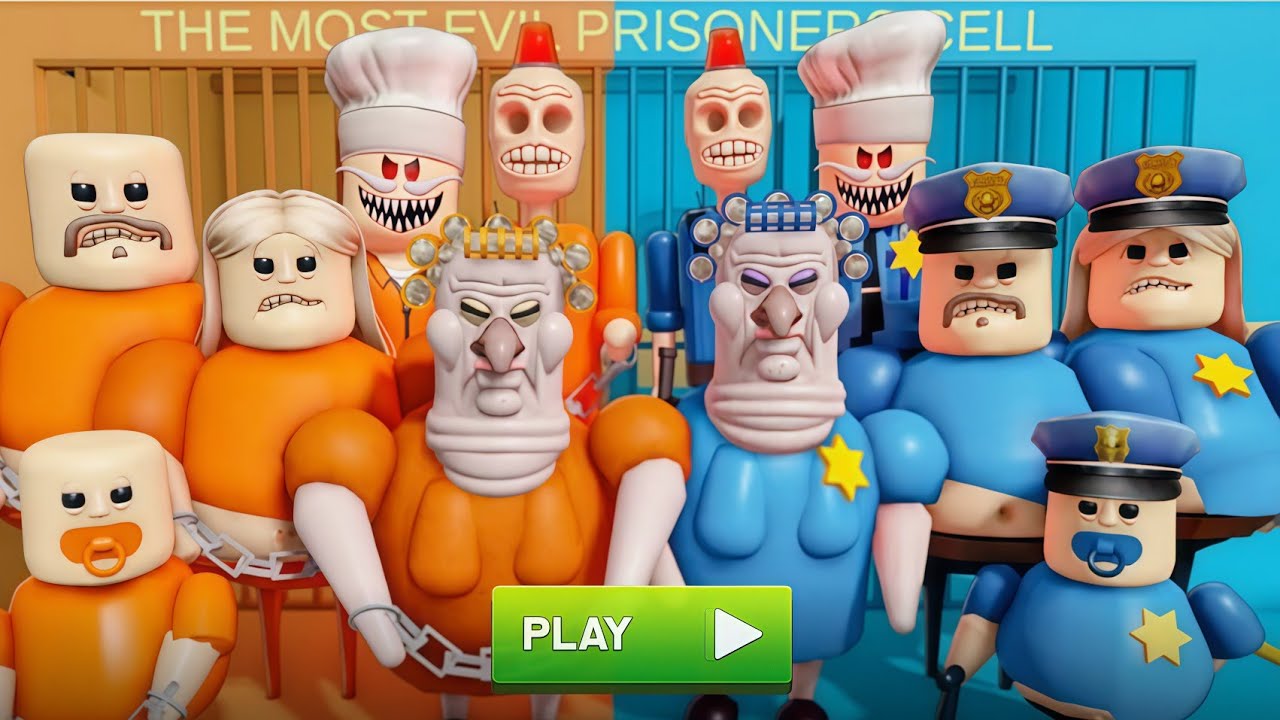 PRISONER VS POLICE PRISON RUN! (Obby) 4K - YouTube