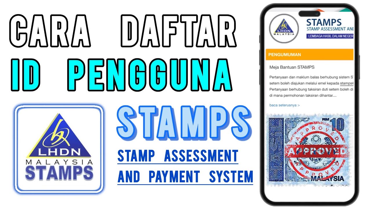 Cara Daftar ID Pengguna STAMPS LHDN Secara Online YouTube Cara Daftar ID Pengguna STAMPS LHDN Secara Online YouTube