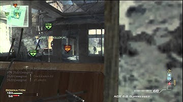 Call Of Duty MW3 Moab Gameplay Dome Domination GunZABlazinn
