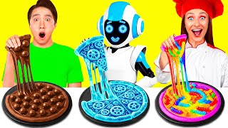 Me vs Grandma Cooking Challenge with a Robot