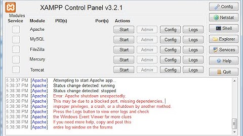 Conflito entre portas do Apache e SKype