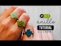 DIY Anillo Trébol » 🍀 #tutorial | como hacer anillo tejido de hilo | diy ● #macrame clover 282