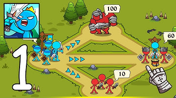 Stick Clash‏‏‏‏‏‏‏ Gameplay Walkthrough - Part 1 (Android,IOS)