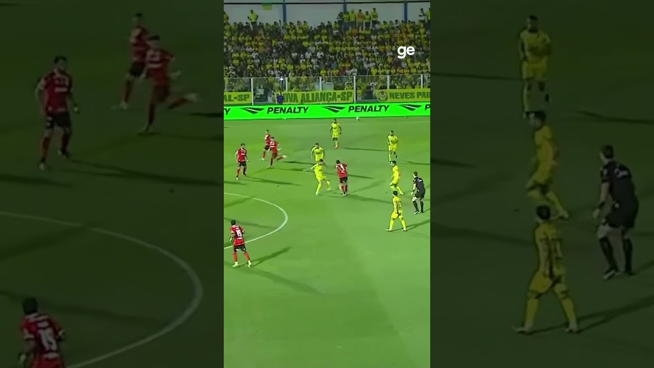 QUE GOLAÇO DO LUIZ ARAÚJO! | #shorts | ge.globo