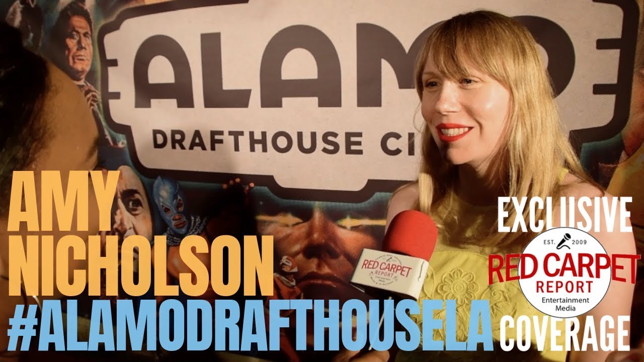 Amy Nicholson interviewed at Alamo Drafthouse LA's Big Bash Party in 