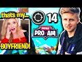 BROOKE *ADMITS* SYMFUHNY *OFFICIALLY DATING* AFTER HE *POPS OFF* in FORTNITE PRO AM!