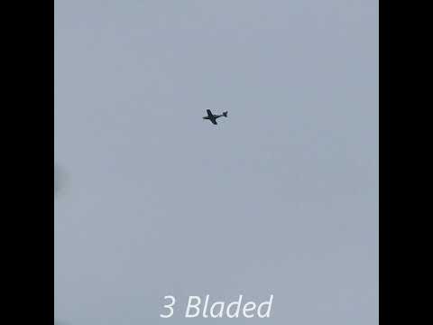 VL3 sporty aircrafts from 2 up to 5 blade propeller sounds short comparison! #shorts