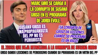 SUSANNA GRISO, CONTRA LAS CUERDAS Así reaccionó al dardo que le lanzó Marc Giró