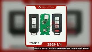 KEYDIY KD ZB65-3 ZB65-4 Universal Smart Remote Key for Mitsubishi Type Keyless Entry & Start Systems screenshot 5