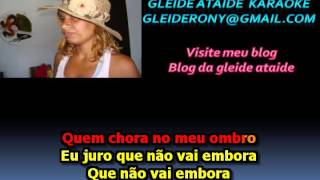 Video thumbnail of "CABECINHA NO ONBRO   ROBERTA MIRANDA KARAOKE"