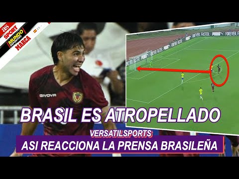 ASI REACCIONA PRENSA BRASILENA a VICTORIA de VENEZUELA vs BRASIL