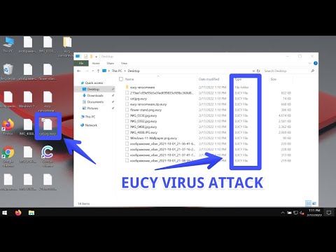 Eucy ransomware virus removal & decryption instructions.