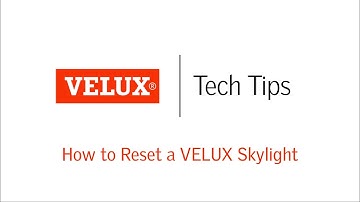 VELUX Tech Tips: How to Reset a VELUX Skylight