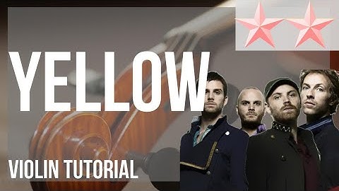 SUPER EASY: How to play Yellow by Coldplay on Violin (Tutorial)