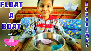 Float A Boat Science Experiment| Boat Sinking Scientific Activity| Concepts with Fun