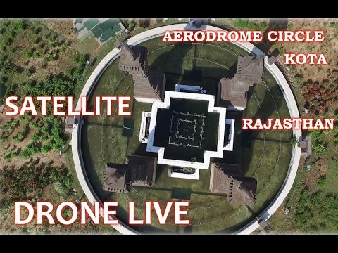 DRONE Satellite VIEW Aerodrome Circle Kota Rajasthan