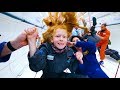 Extraordinary kids fly in zero gravity   4k