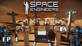 Upgrading our defenses and getting FILTHY RICH | Space Engineers Crash Landing EP 4