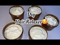 How to make hair relaxer at home easy  simple method