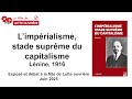 Ref:QvPPOYxlnCE L'imp�rialisme, stade supr�me du capitalisme (l�nine, 1916)