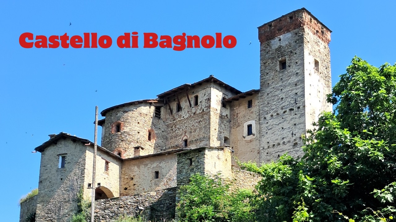 Italien Piemont Wanderung zum Castello Bagnolo