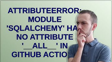 AttributeError: module 