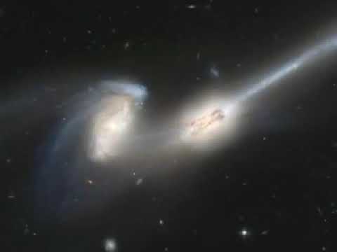 Video: En Usædvanlig Kollision Af Galakser - Alternativ Visning