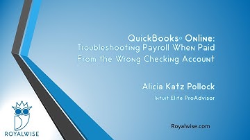 QBO: Troubleshooting a Payroll Error