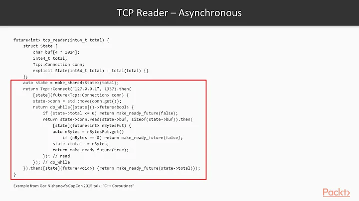 C++ 20 (2a) New Features : The Rationale Behind Coroutines | packtpub.com