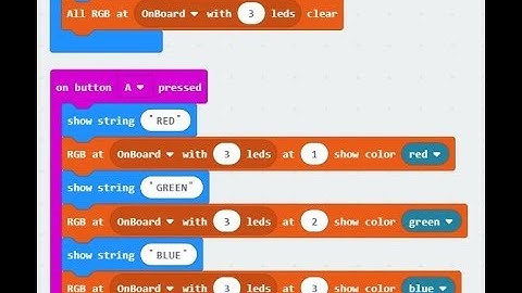 ELF Shield for micro:bit - Light up RGB LED