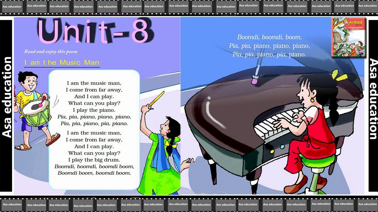 Poem 8 I am the Music Man (English Marigold, Grade 2, CBSE) Poem in