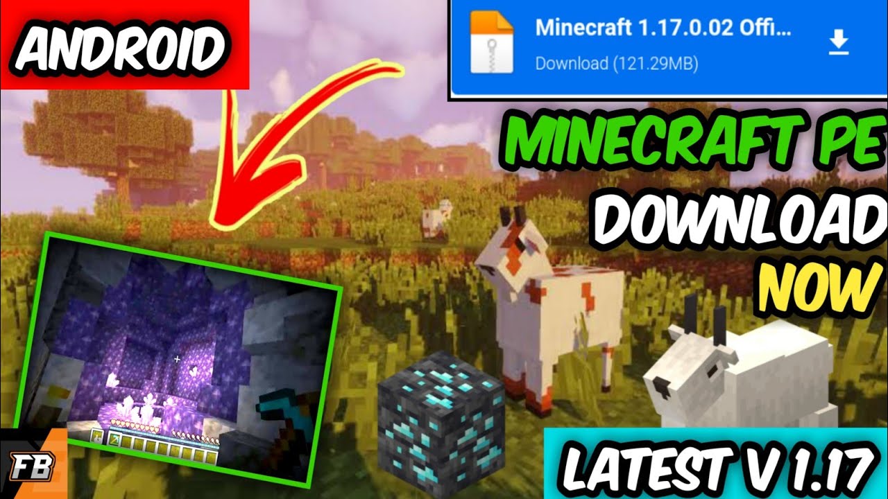 How to download Minecraft PE 1.17 | cave and cliffs update for Android ...
