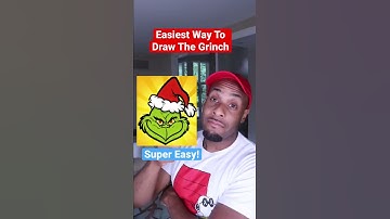 Grinch Drawing Tutorial | 😍 Very Easy | Christmas #short #art