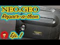 SNK Neo Geo Repair-a-thon Ep. 1 - AES Trace Repair - Retro Console Restoration