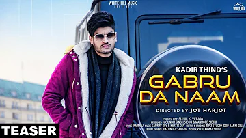 Gabru Da Naam (Teaser) Kadir Thind | Raviraj | Rel on 07th June | White Hill Music