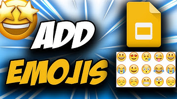 How To Add Emojis To Google Slides ✅ Easy