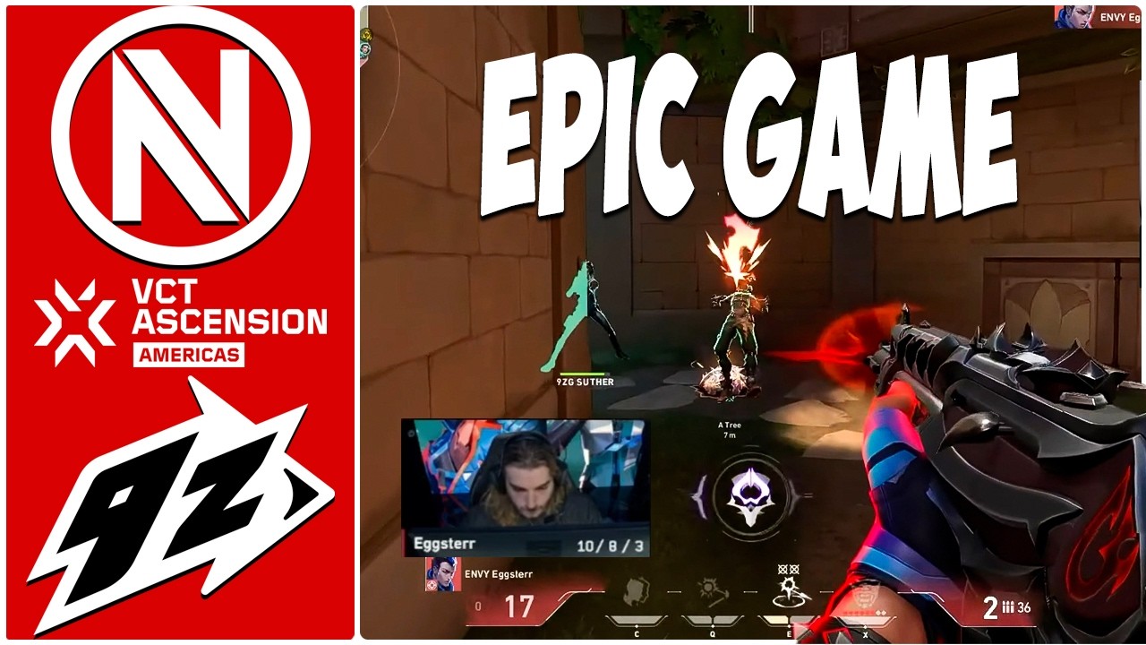 EGGSTER! ENVY против 9z — ОСНОВНЫЕ МОМЕНТЫ — VCT Ascension Americas 2025