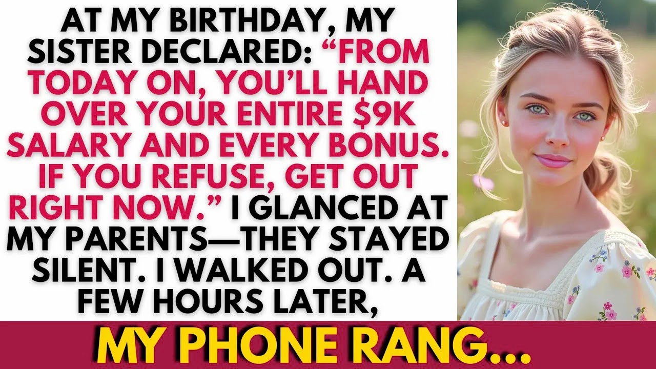 On My Birthday Day, My Sister Tried to Steal My $9K Salary — She Regretted It Fast