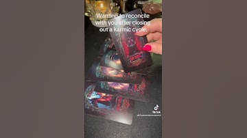 Wanting to reconcile with you after closing out a karmic cycle. #tarot #tarotreading #youtubeshorts