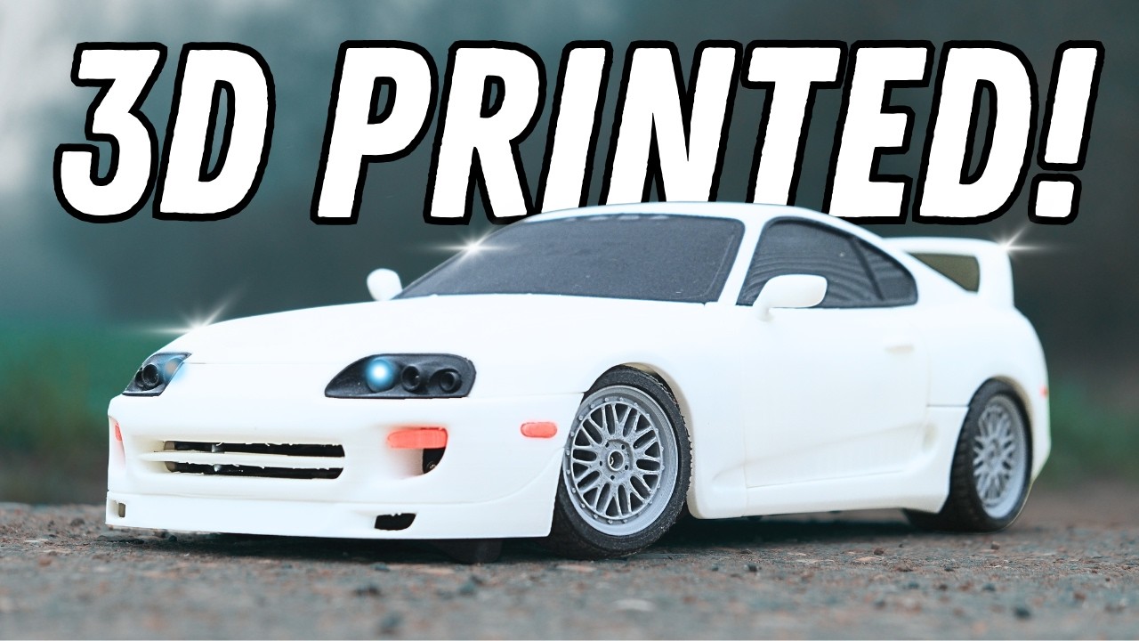 Я напечатал на 3D-принтере потрясающую радиоуправляемую модель Supra из 
