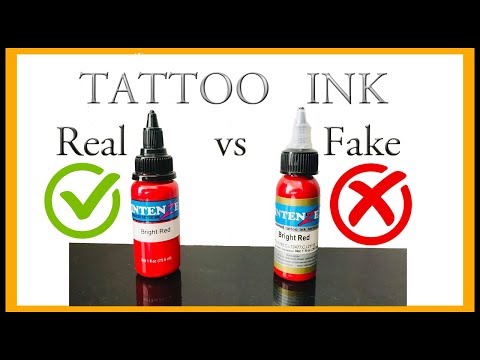 Tattoo Ink Real Vs Fake Youtube
